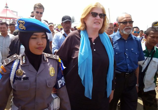Wakil Menlu AS kunjungi pengungsi Rohingya di Aceh