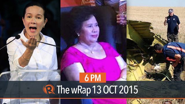 Miriam for president, Poe’s ratings, MH17 probe | 6PM wRap