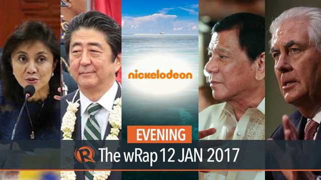 Abe visit, Robredo, Tillerson | Evening wRap