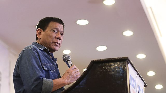 Duterte bares plans ‘if’ he runs for president