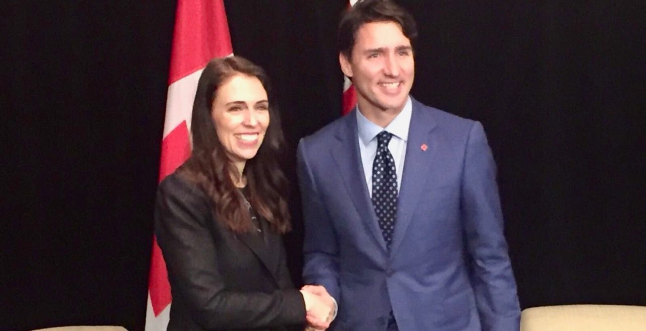 NZ’s Ardern, Canada’s Trudeau meet at sidelines of ASEAN Summit