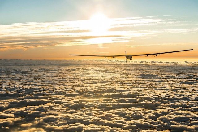 Solar Impulse takes off on delayed Pacific flight