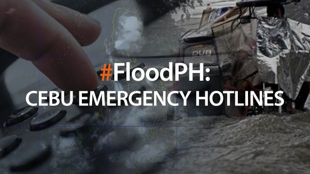 #FloodPH: Cebu emergency hotlines