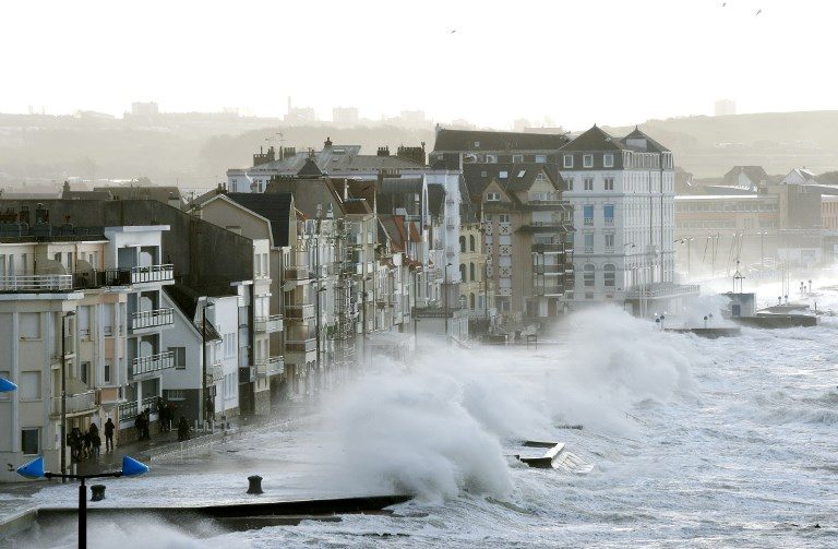 Storm Eleanor forces swathes of Europe to hunker down