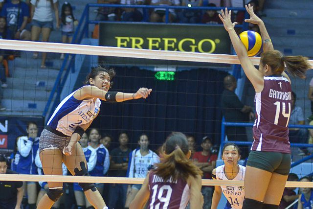 Ateneo Lady Eagles improve to 4-0 with sweep of UP Lady Maroons