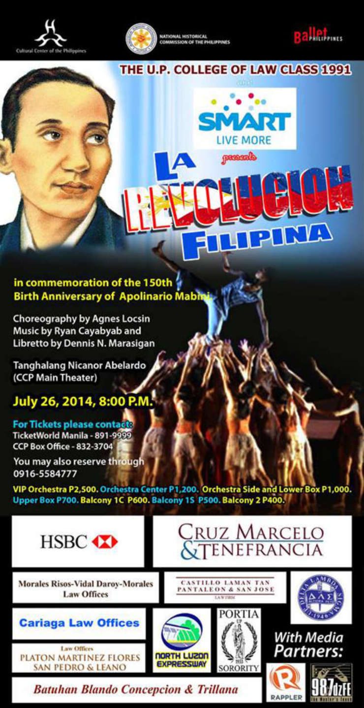 Ballet Philippines stages ‘La Revolucion Filipina’