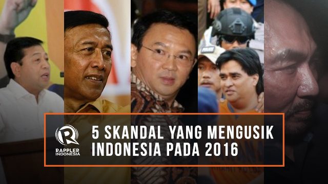 5 skandal yang mengusik Indonesia sepanjang 2016