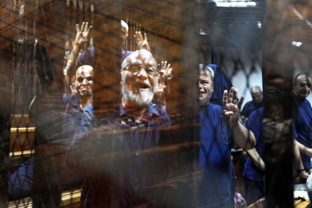 Egypt court confirms death sentence for Brotherhood chief, 11 others