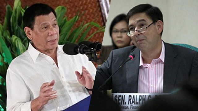 Recto to Duterte: Strong words can scare investors