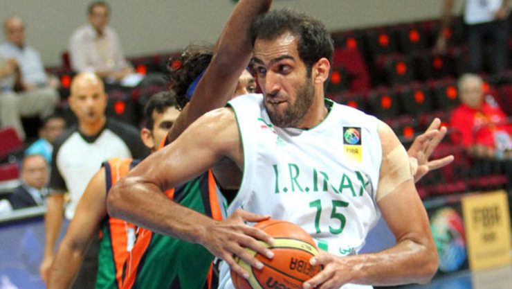 Iran's offense will once again be anchored on big man Hamed Haddadi. Photo by Nuki Sabio/FIBA Asia
