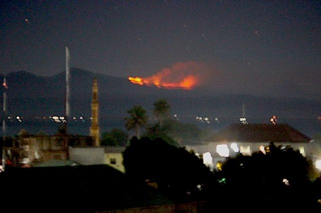Lanao del Sur’s ‘Sleeping Beauty’ mountain range on fire