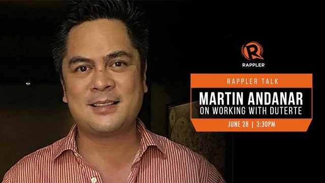 Rappler Talk: Martin Andanar on working with Duterte