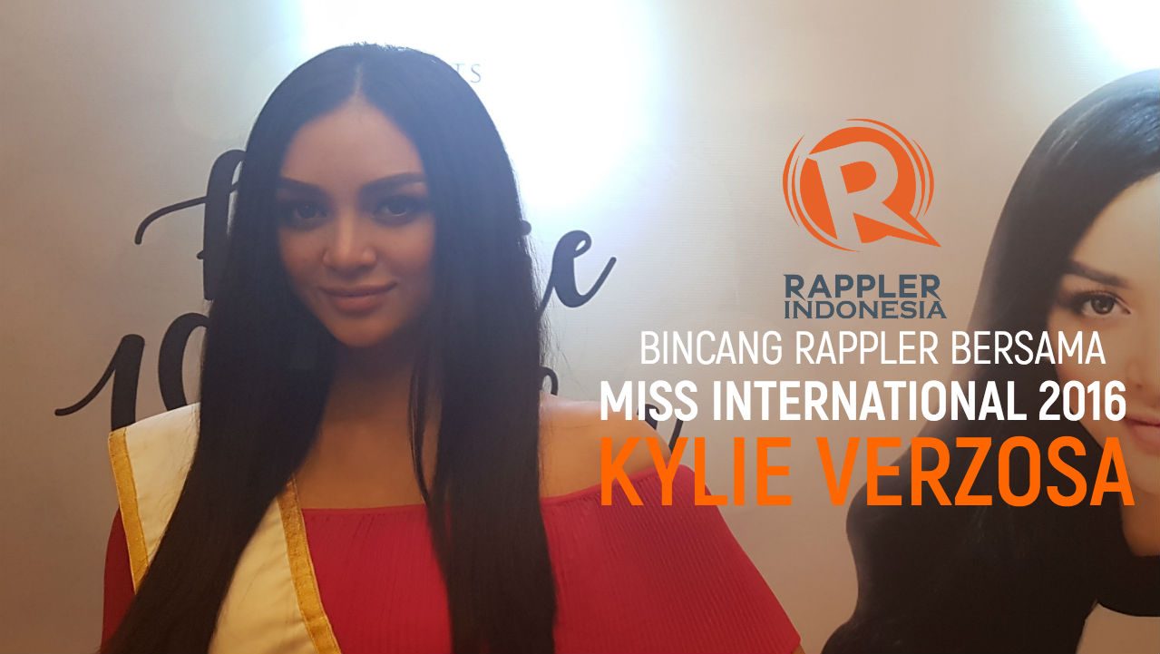 SAKSIKAN: Bincang Rappler bersama Miss International 2016 Kylie Verzosa