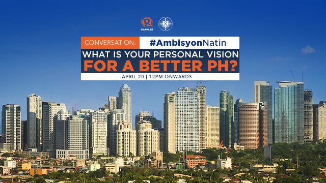 #AmbisyonNatin: What is your personal vision for a better PH?