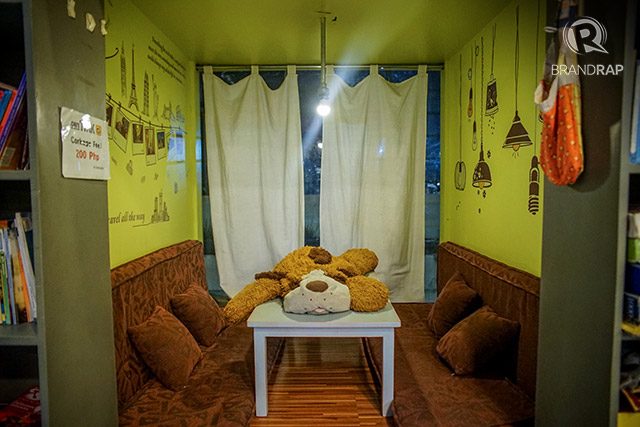 Cafe Talk has little nooks where guests can enjoy their food and drinks as they lounge around 