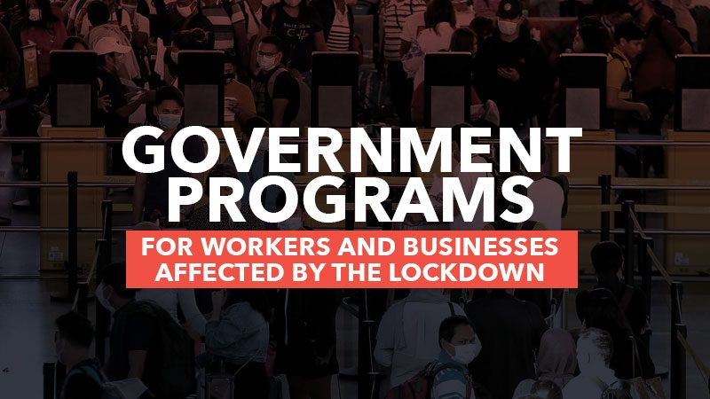 LIST: Government assistance for workers, businesses affected by lockdown