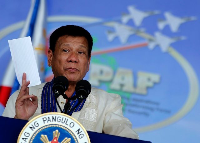 Duterte names alleged police generals in drug trade