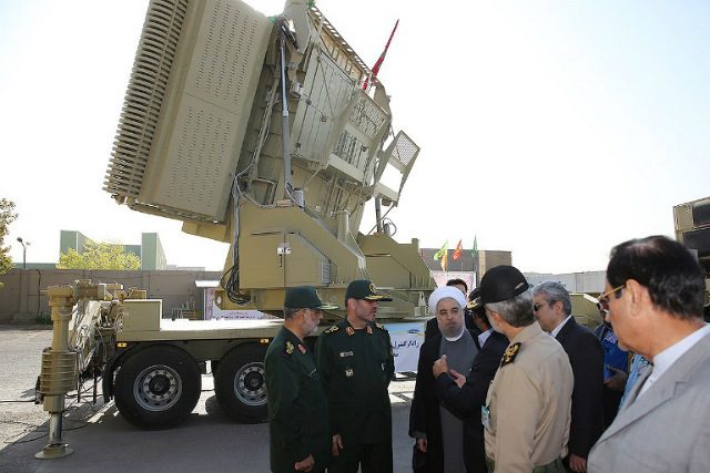 Iran releases images of new missile defense system