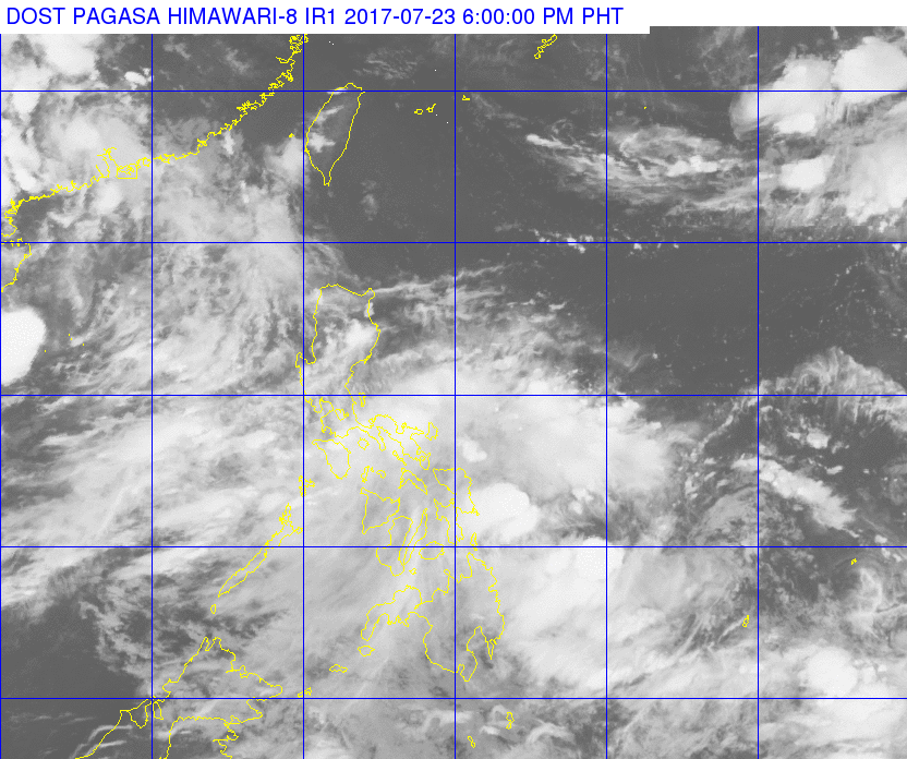 Heavy rains and thunderstorms over Visayas, Bicol on Monday
