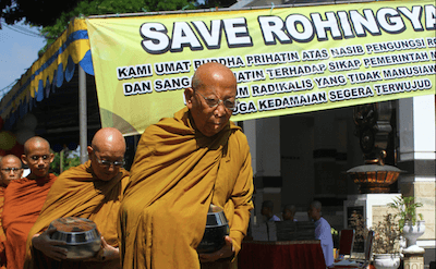Waisak, umat Buddha Malang galang dana untuk pengungsi Rohingya
