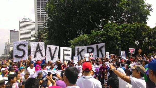 Aksi damai #SaveKPK dan protes ‘rakyat nggak jelas’