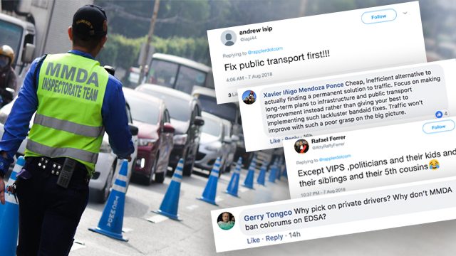 Why single out singles, netizens ask MMDA