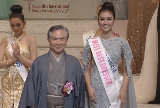 Foto dari screen capture akun Facebook Miss International Beauty Pageant 