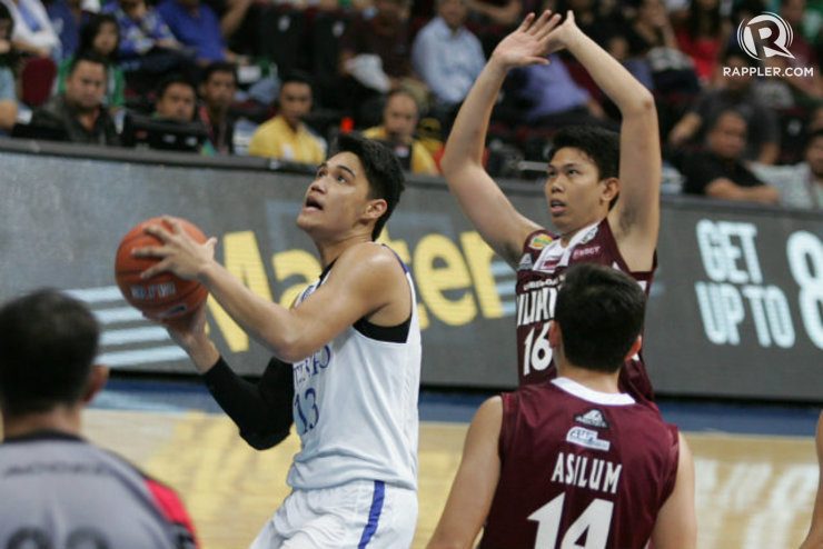 Arvin Tolentino was the highest performing rookie with averages of 8.0 PPG and 5.6 RPG. Photo by Josh Albelda
