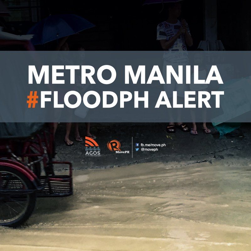 #FloodPH Alert: Flooded areas in Metro Manila on September 12