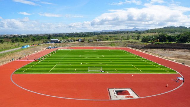 DLSU installs artificial football pitch on Laguna campus