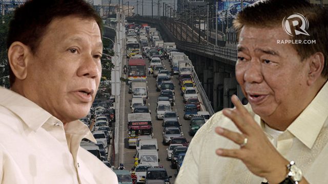 Drilon mengajukan tagihan untuk kewenangan darurat Duterte untuk memperbaiki lalu lintas