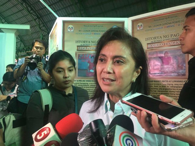 Be ‘concerned’ over moves to muzzle ‘watchdog’ press – Robredo