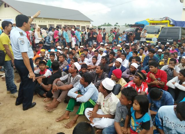 Pengungsi Rohingya di Aceh Utara dipindahkan ke barak