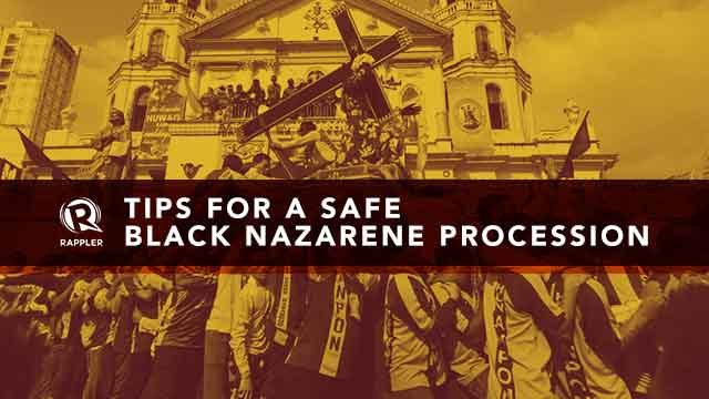 LIST: Safety tips for Nazareno devotees