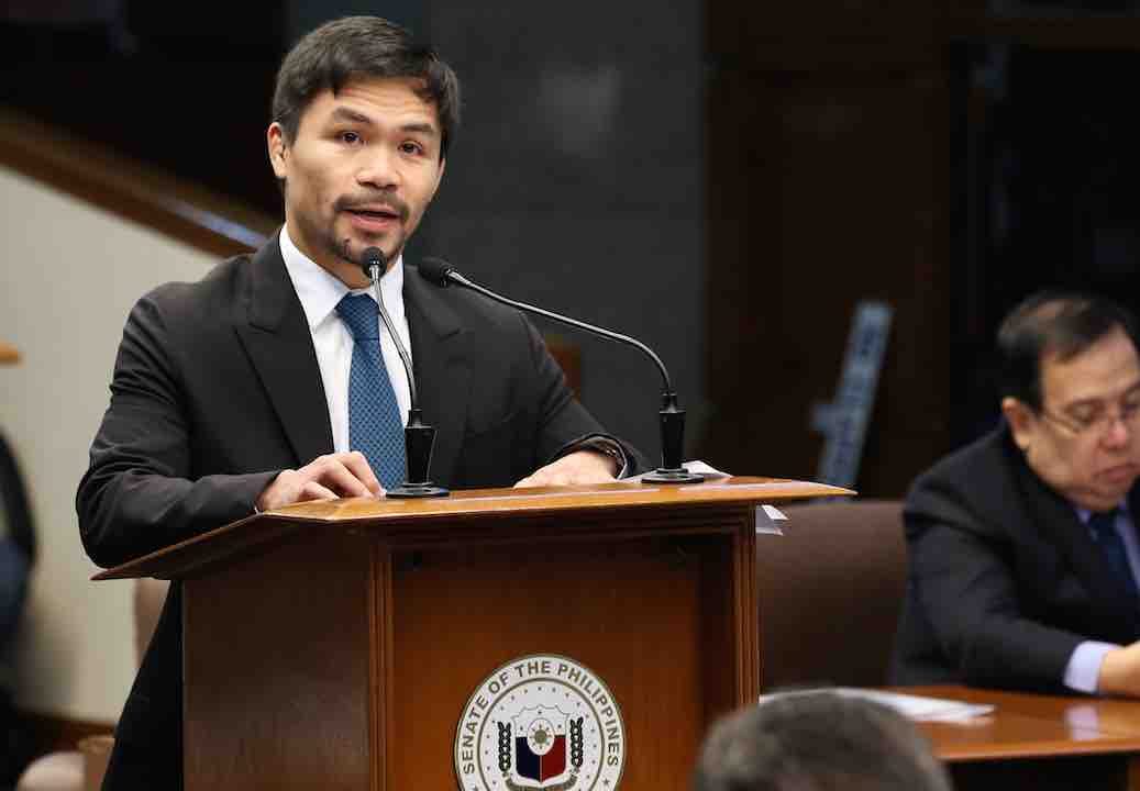 Death by hanging? Pacquiao jokes, ‘Sisipain lang po ‘yung upuan’