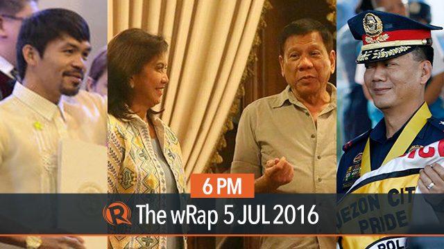 PNP generals, Duterte & Robredo, Pacquiao | 6PM wRap