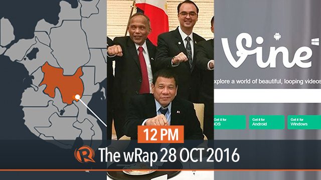 Duterte and God, war on drugs, Twitter discontinues Vine | 12PM wRap