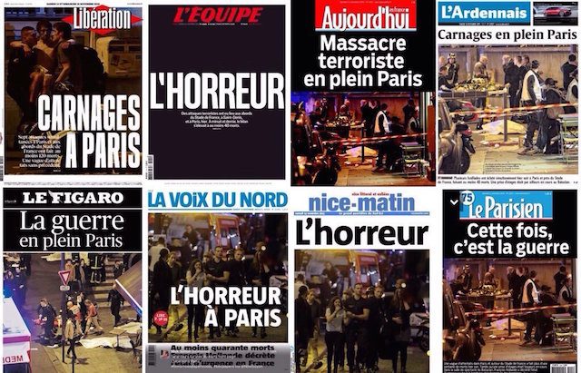 Surat kabar Perancis: Ini seperti perang