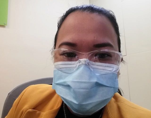 SUPPORT. Michelle Bernardo prefers to work in the Philippines if only the government would provide adequate support for healthcare workers. Photo courtesy of Michelle Bernardo 