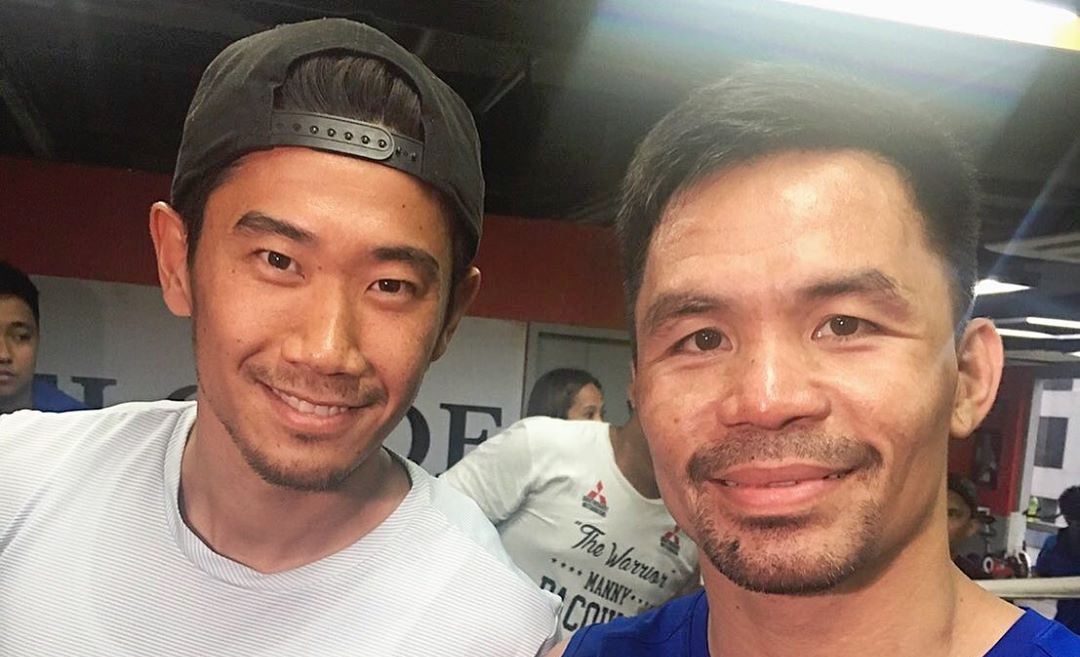 LOOK: Japan football star Shinji Kagawa meets Pacquiao in PH visit