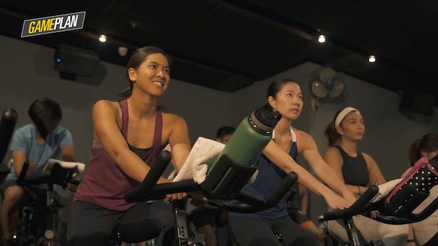 [Gameplan] First-timers try indoor cycling