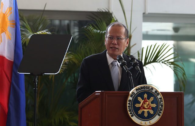 RULE OF LAW. President Aquino emphasizes the need to follow the rule of law in disputed territories. Malacañang Photo Bureau