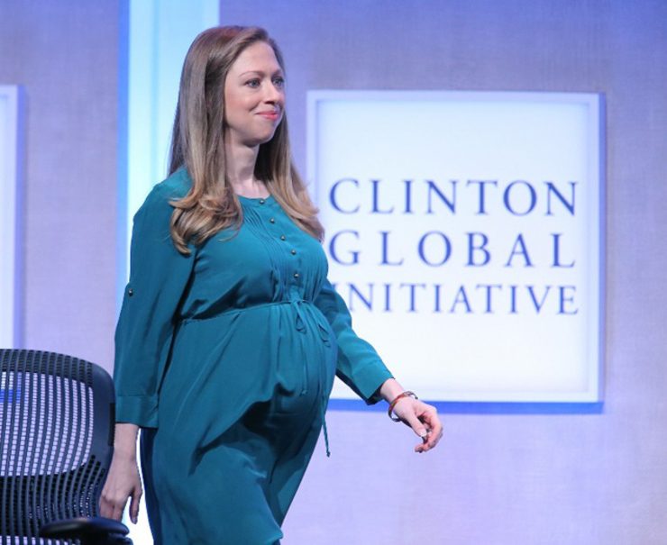 Chelsea Clinton gives birth to daughter
