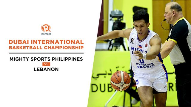HIGHLIGHTS: Philippines vs Lebanon – Dubai Int’l Basketball Championship 2020