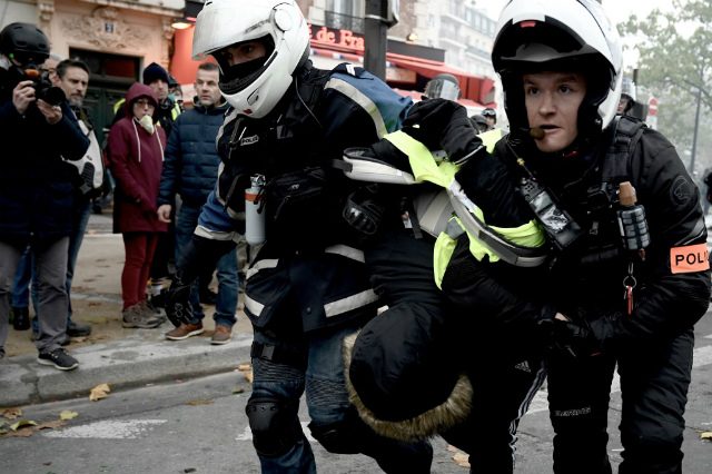 ‘Yellow vest’ anniversary protests lead to 254 arrests