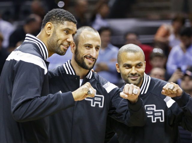 Spurs top Celtics for milestone win by Duncan, Parker, Ginobili