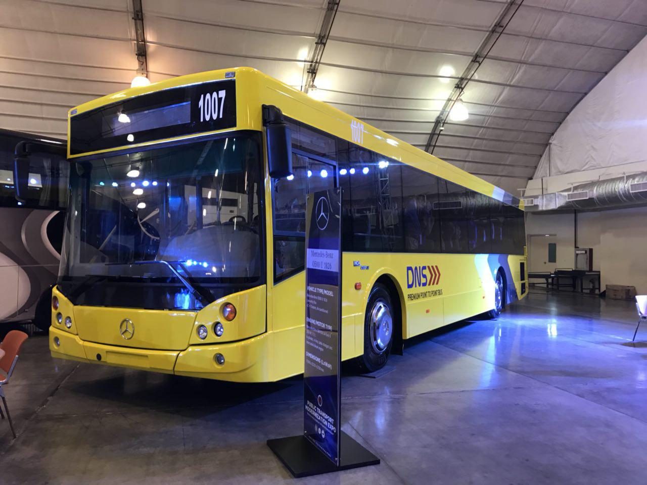 PREMIUM. Mercedes-Benz Philippines shows a prototype equivalent to premium point-to-point buses. 