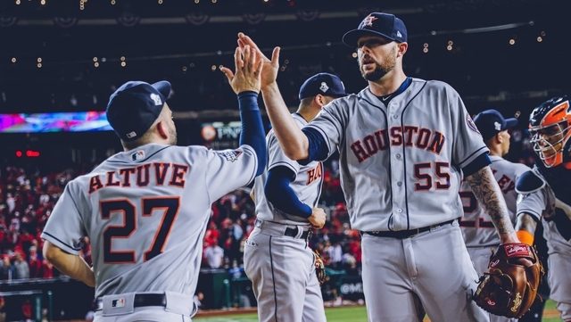 Astros rout Nationals to reach brink of World Series title