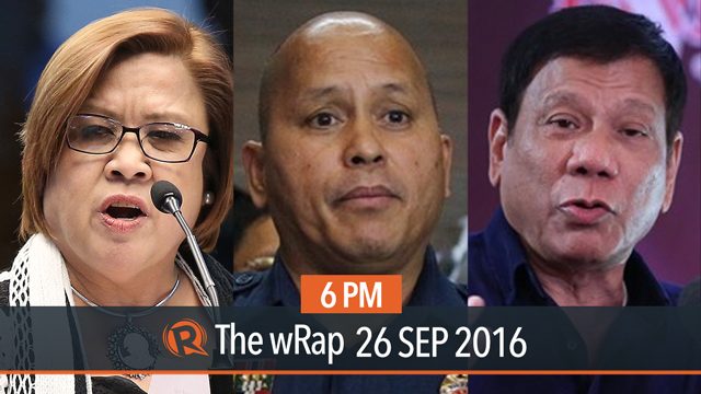 Dela Rosa, Duterte, De Lima | 6PM wRap