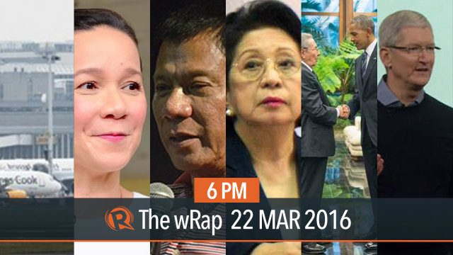 Brussels blasts, Pulse Asia survey, CA on Binay | 6PM wRap